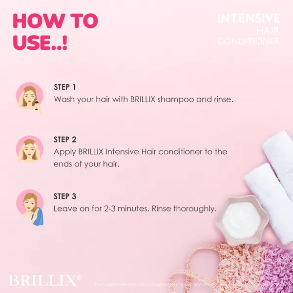 BRILLIX_Keratin_Protein_Shampoo_300_Ml_+_Intensive_Hair_Conditioner_200_Ml_(500_Ml)