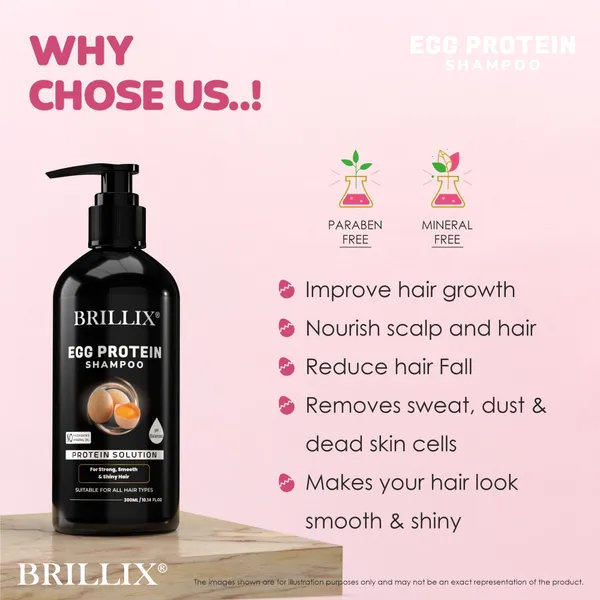 BRILLIX_EGG_PROTEIN_SHAMPOO_-_For_Long,_Strong,_Moisturizing_&_Shiny_Hair,_300_ml