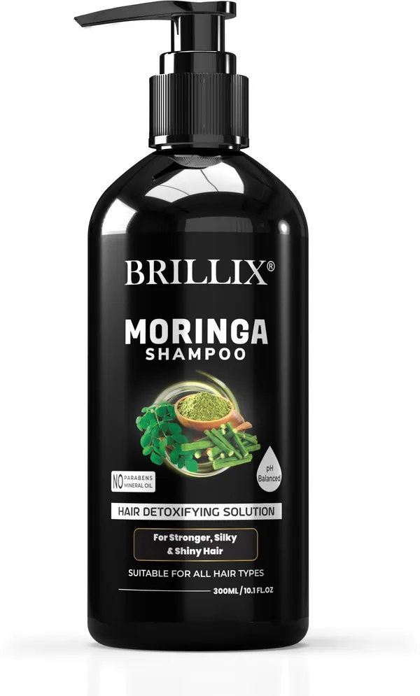 BRILLIX_MORINGA_SHAMPOO_-_For_Stronger,_Silky_&_Shiny_Hair,_300_ml