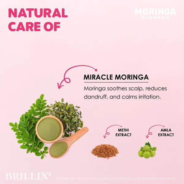 BRILLIX_MORINGA_SHAMPOO_-_For_Stronger,_Silky_&_Shiny_Hair,_300_ml