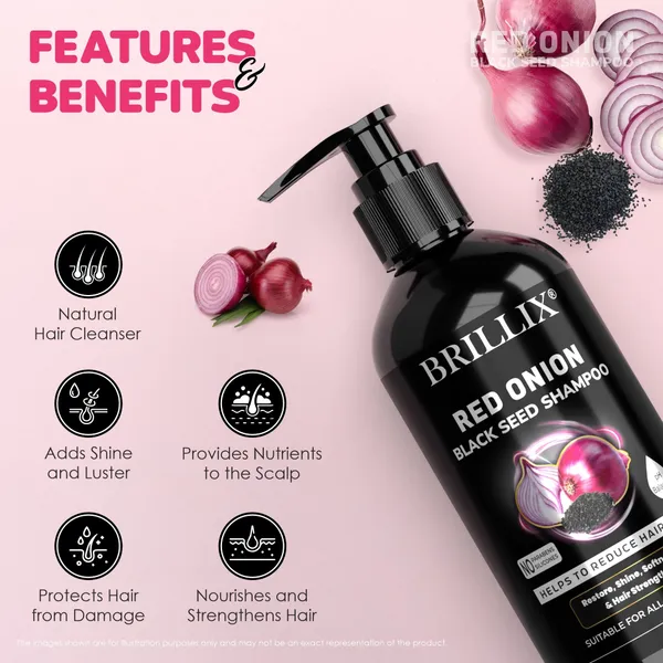 BRILLIX_Red_Onion_Black_Seed_Shampoo_300_Ml_+_Intensive_Hair_Conditioner_200_Ml_(500_Ml)