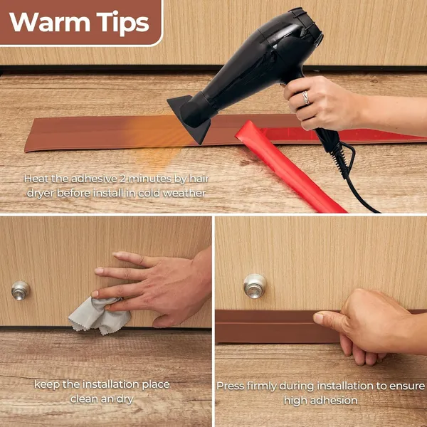 BRILLIX_Heavy_Duty_Rubber_Door_Seal_Strip_|_Door_Bottom_Seal_Strip(39_Inch)(Pack_Of_4)_Transparent_Door_Bottom_Guard_|_Waterproof_Draft_Stopper_For_Doors_Door_Mounted_Door_Stopper