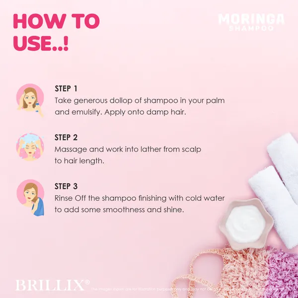 BRILLIX_MORINGA_SHAMPOO_-_For_Stronger,_Silky_&_Shiny_Hair,_300_ml