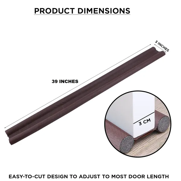 BRILLIX_Door_Bottom_Sealing_Guard_Strip_(Brown_39_Inch)_Door_Bottom_Sealing_Strip_Guard_For_Home_(Brown_39_Inch)_Door_Mounted_Door_Stopper_Pack_Of_2