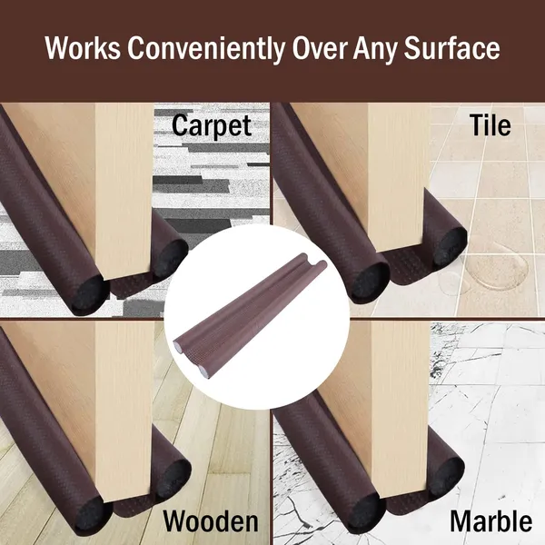 BRILLIX_Door_Bottom_Sealing_Guard_Strip_(Brown_39_Inch)_Door_Bottom_Sealing_Strip_Guard_For_Home_(Brown_39_Inch)_Door_Mounted_Door_Stopper_Pack_Of_2