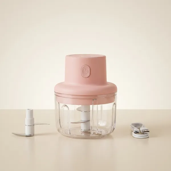 Pink_Intelligent_Electric_Garlic_Machine