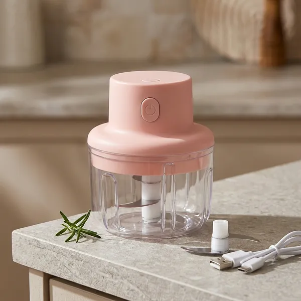 Pink_Intelligent_Electric_Garlic_Machine