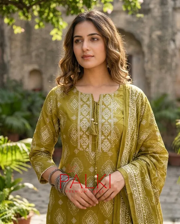 Floral_Cotton_Kurti_Set