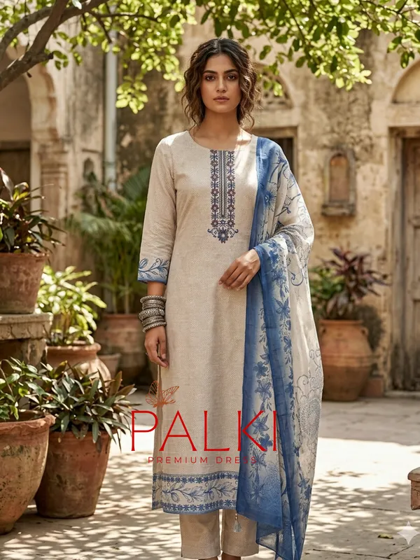 Linen_Cotton_Kurti_Set