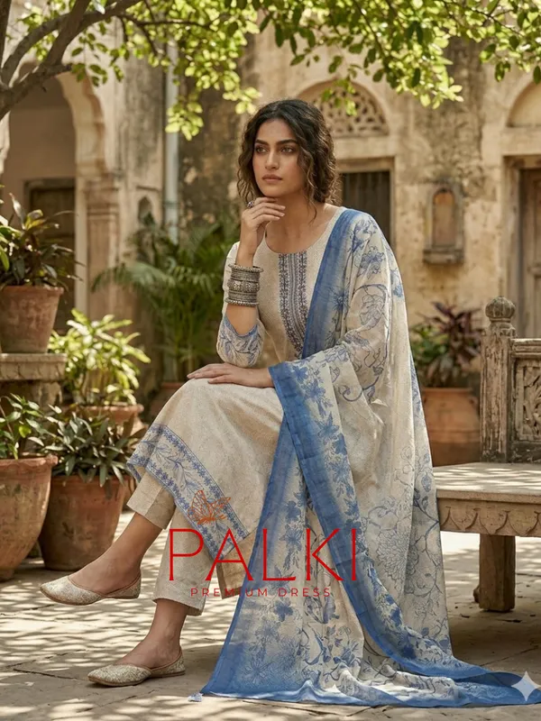 Linen_Cotton_Kurti_Set
