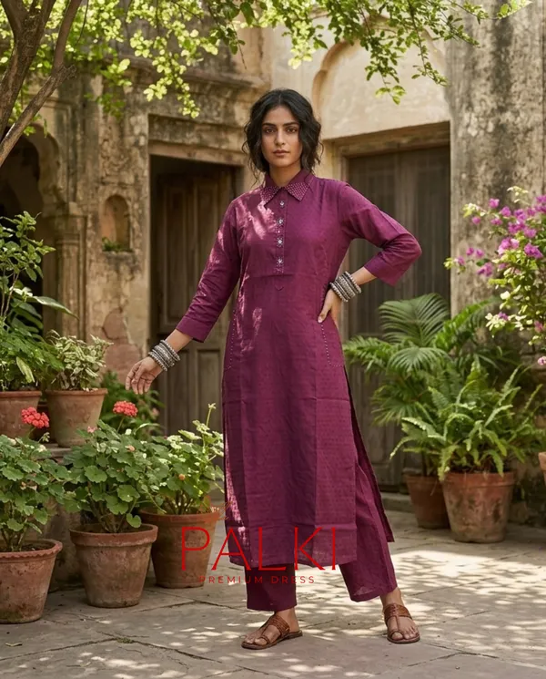 Collar_Kurti_Set_2Pcs