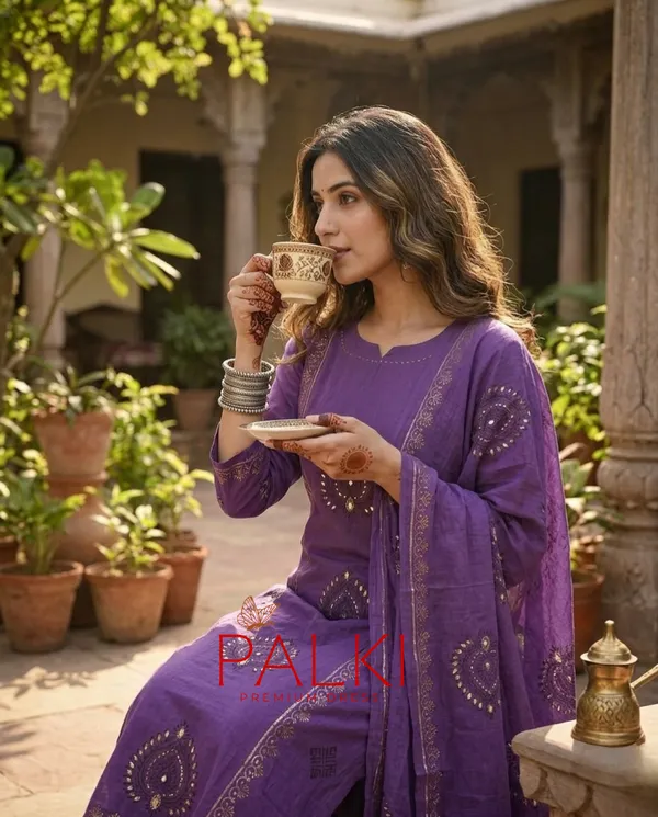 Anarkali_Cotton_Kurti_Set