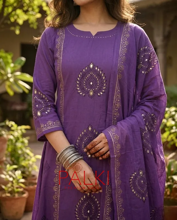 Anarkali_Cotton_Kurti_Set