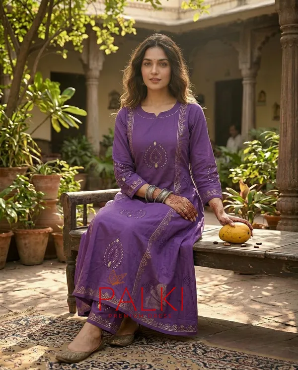 Anarkali_Cotton_Kurti_Set