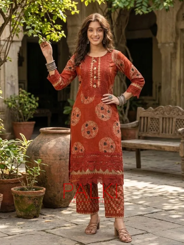 Pemium_Cotton_Kurti_Set