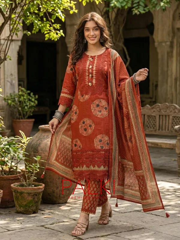 Pemium_Cotton_Kurti_Set