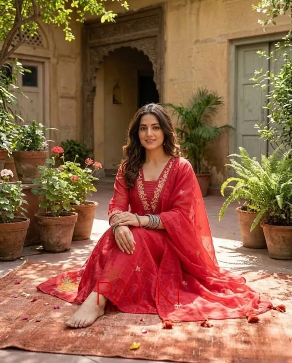 Anarkali_Cotton_Kurti_Set