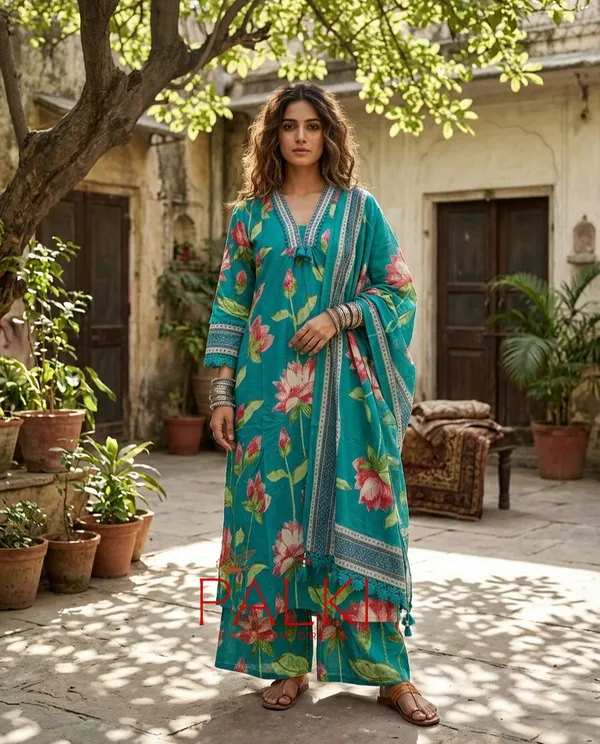 Anarkali_Cotton_Kurti_Set
