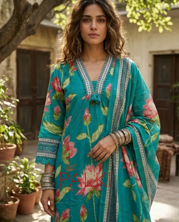 Anarkali_Cotton_Kurti_Set