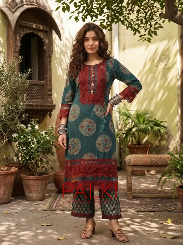 Pemium_Cotton_Kurti_Set
