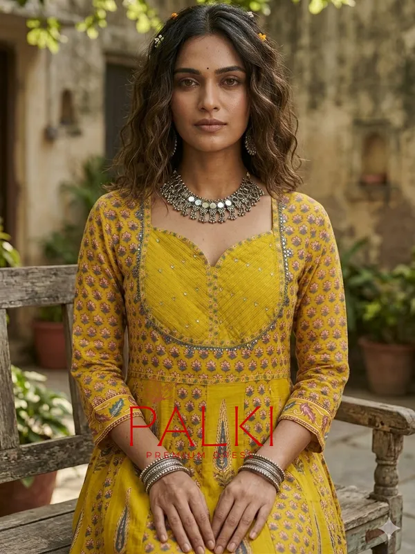Anarkali_Cotton_Kurti_Set