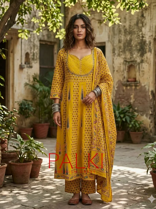 Anarkali_Cotton_Kurti_Set