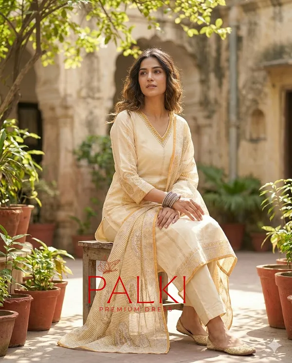 Linen_Cotton_Kurti_Set