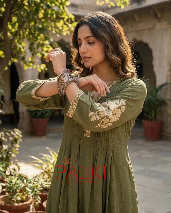Anarkali_Cotton_Kurti_Set