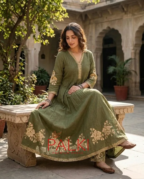 Anarkali_Cotton_Kurti_Set