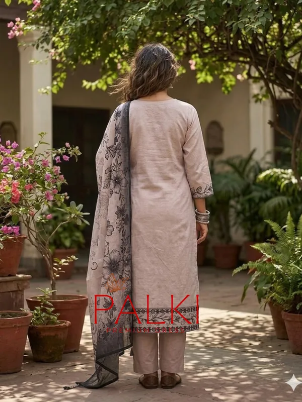 Linen_Cotton_Kurti_Set