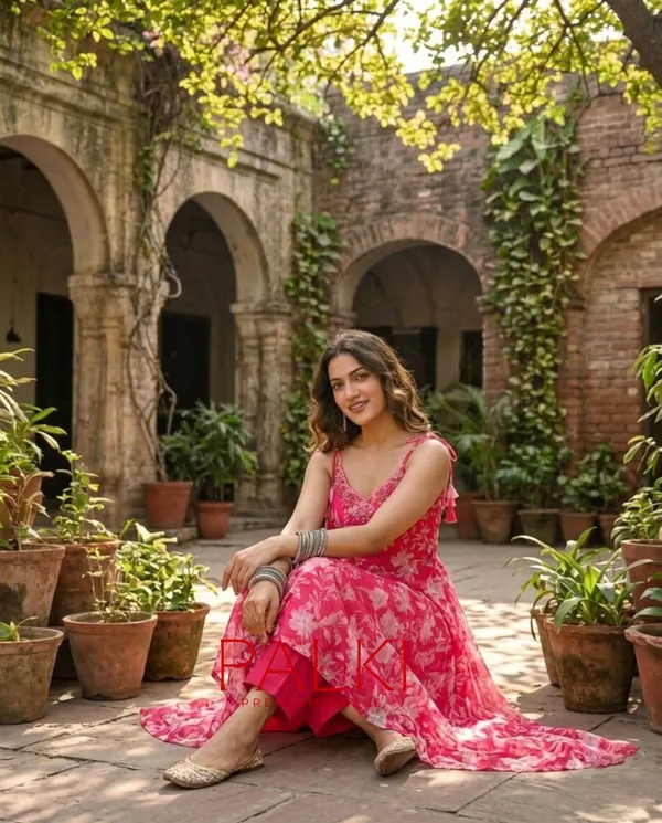 Strap_Anarkali_Kurti_Set