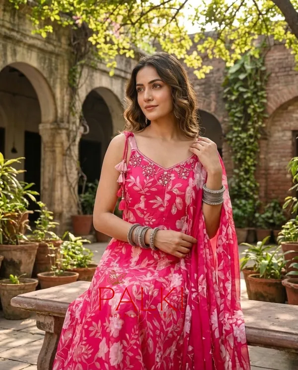 Strap_Anarkali_Kurti_Set