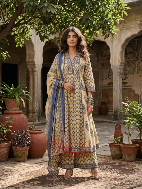 Anarkali_Cotton_Kurti_Set