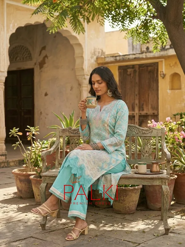 Pemium_Cotton_Kurti_Set