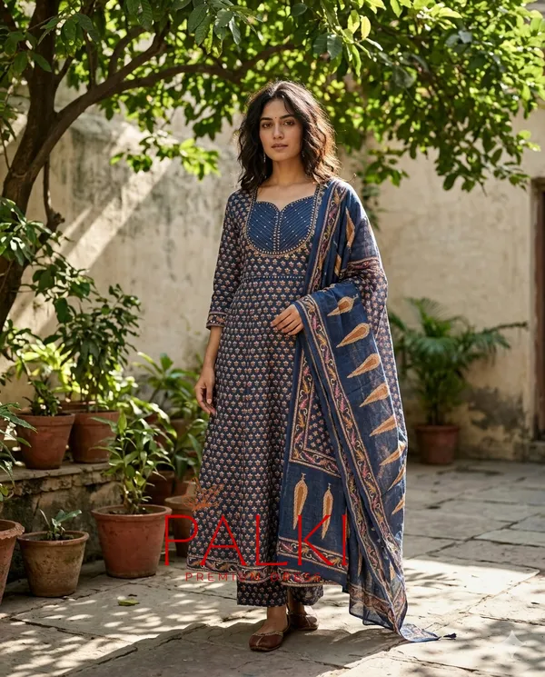Anarkali_Cotton_Kurti_Set