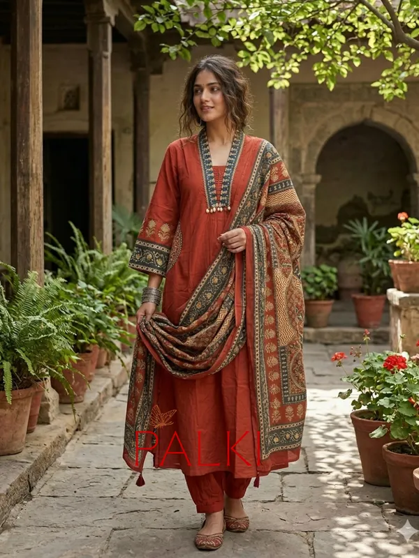 Anarkali_Cotton_Kurti_Set
