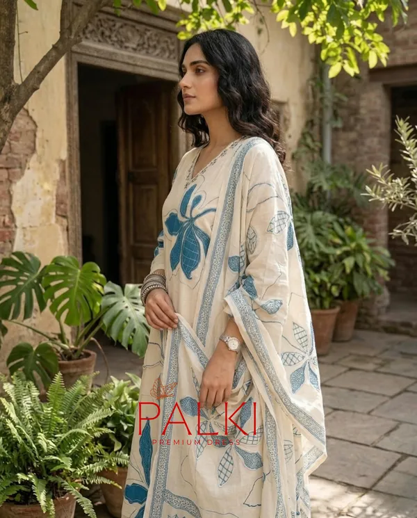 Floral_Cotton_Kurti_Set