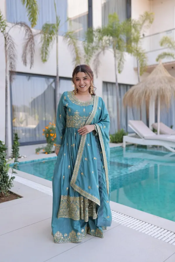 Traditional_Eid_Look_Super_Silk_Kurti_Sharara_With_Cotton_Inner_Dupatta