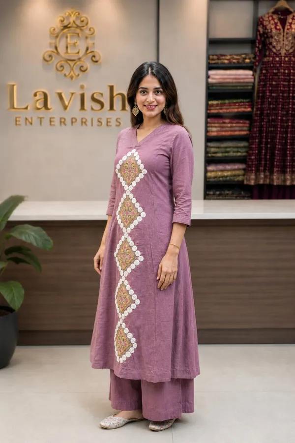 A-Line_Kurta_Palazzo_Set_for_Women,_Cotton_Embroidered_Kurta_Set,_Indian_Ethnic_Co-ord_Set,_Festive_Kurti_Set,_Party_Wear_Outfit,_Elegant_Ethnic_Wear