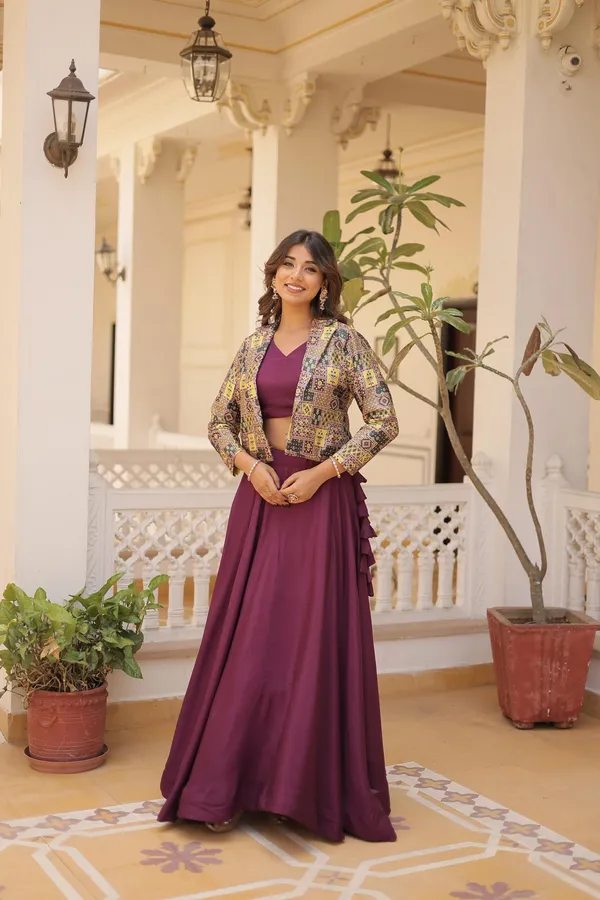 Multicolor_Perfect_Ethnic_Wear_Readymade_Lehenga_Choli_With_Koti