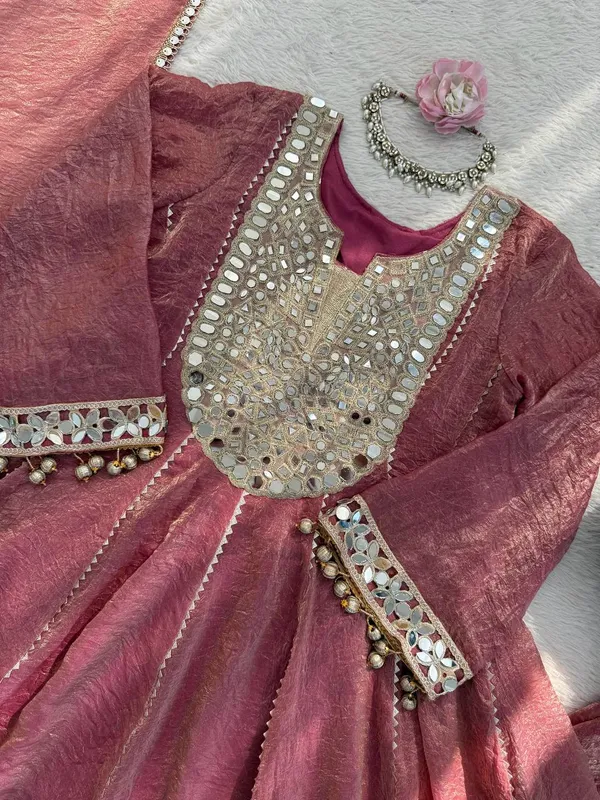 Pink_Crust_Silk_Peplum_Dhoti_Style_Set