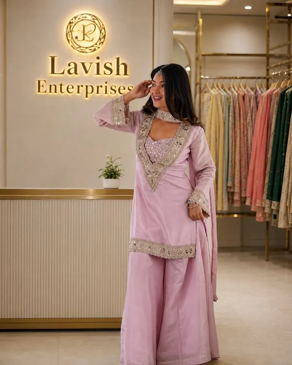 Mirror_Work_Bustier_Set_for_Women,_Silk_Co-ord_Ethnic_Set,_Wedding_Party_Outfit,_Indian_Festive_Wear,_Designer_Kurta_Palazzo_Set_with_Dupatta_–_Blush_Pink