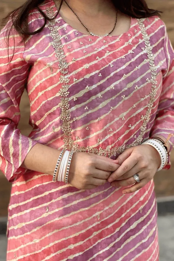 Pretty_Pairings_Pink_Kurti_With_Pants