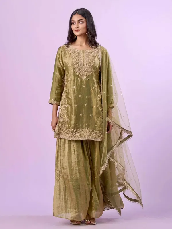 Pista_Green_Anarkali_suit_set_For_Women