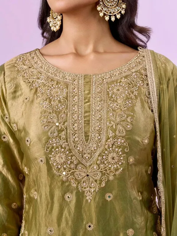 Pista_Green_Anarkali_suit_set_For_Women