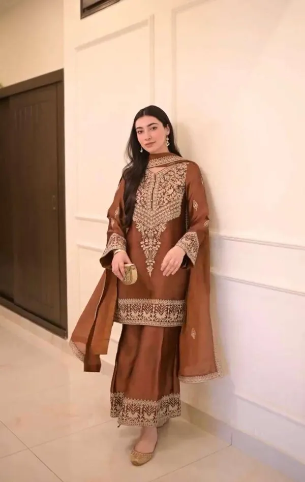 Brown_Chick_wear_Genz_Palazzo_set_For_Women