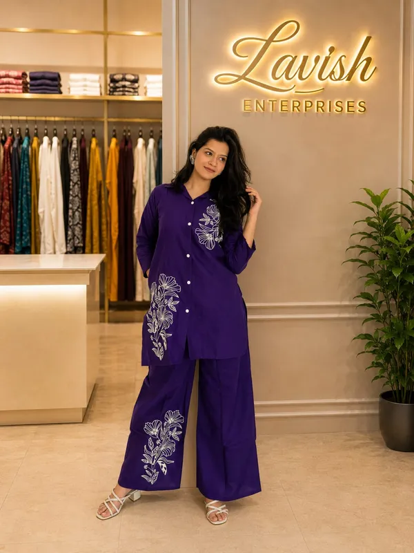 Women_Cotton_Co_Ord_Set,_Floral_Printed_Lounge_Set,_Cotton_Shirt_Pant_Set,_Casual_Matching_Set,_Summer_Outfit_for_Women