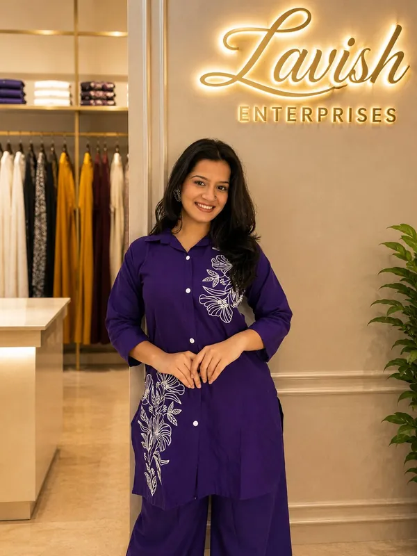 Women_Cotton_Co_Ord_Set,_Floral_Printed_Lounge_Set,_Cotton_Shirt_Pant_Set,_Casual_Matching_Set,_Summer_Outfit_for_Women