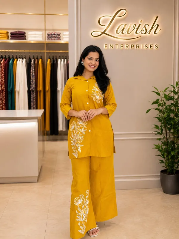 Women_Cotton_Co_Ord_Set,_Floral_Printed_Lounge_Set,_Cotton_Shirt_Pant_Set,_Casual_Matching_Set,_Summer_Outfit_for_Women