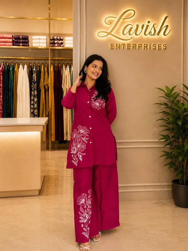 Women_Cotton_Co_Ord_Set,_Floral_Printed_Lounge_Set,_Cotton_Shirt_Pant_Set,_Casual_Matching_Set,_Summer_Outfit_for_Women